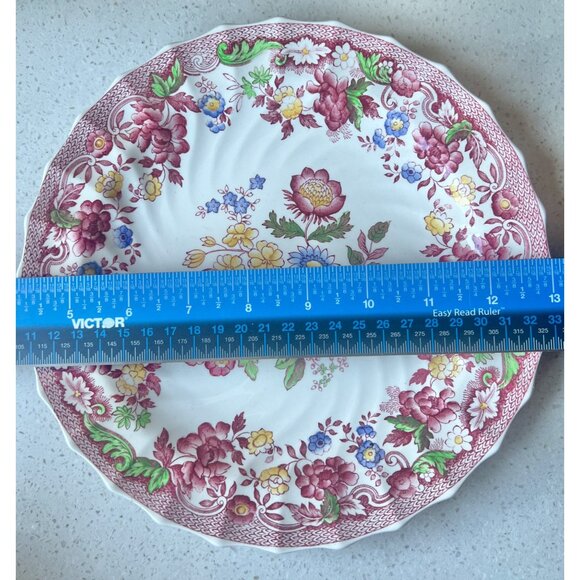 Spode England Copeland Spodes Bouquet Floral Dinner Plate VTG  9" Bone China - Picture 7 of 8